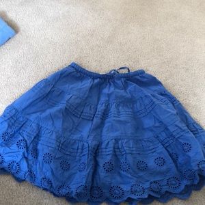 Mini Boden blue skirt size 4/5